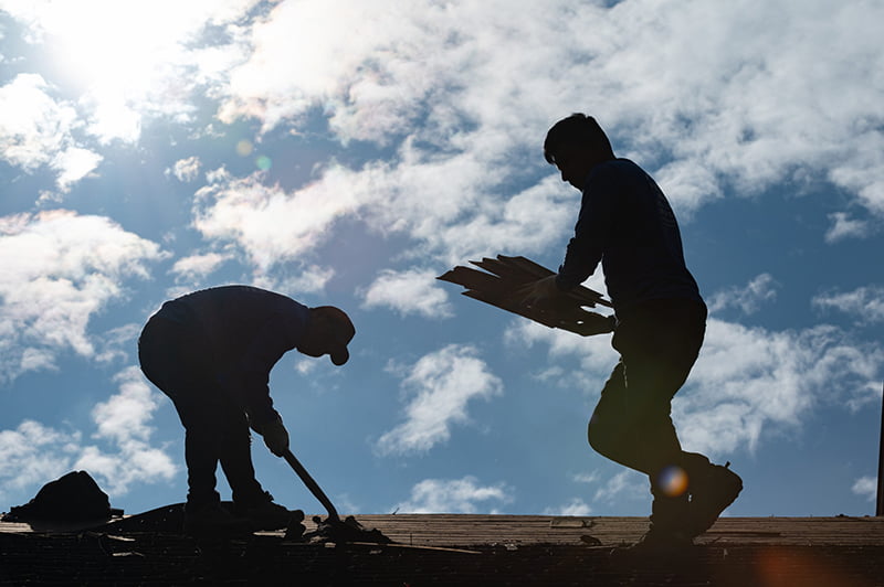 Careers Workers On Roof