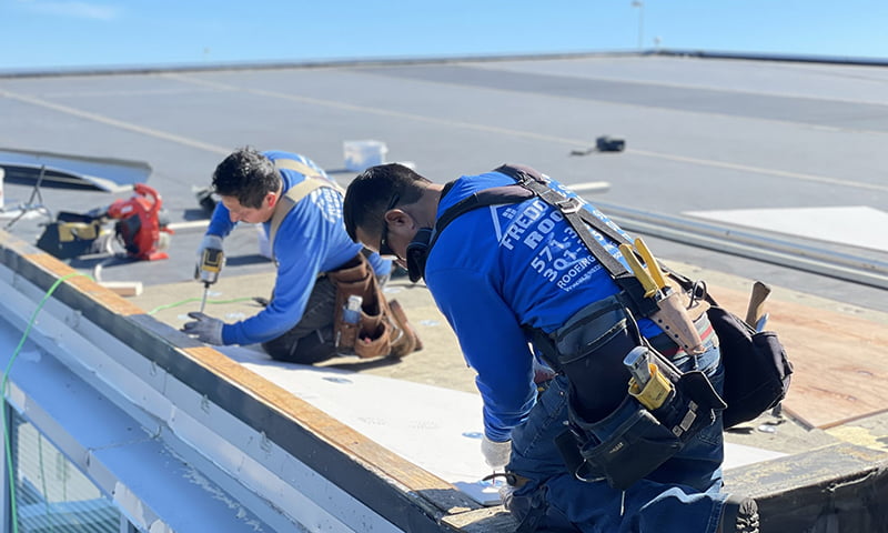 Freddy Son Workers Roof 2